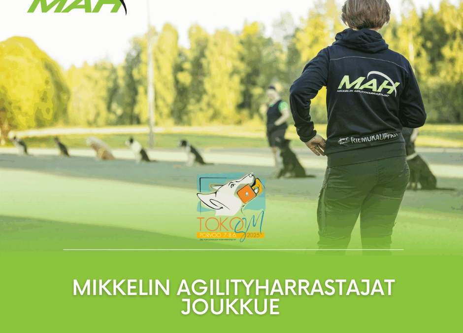 Mikkelin Agilityharrastajien Tokon SM-joukkue 2025